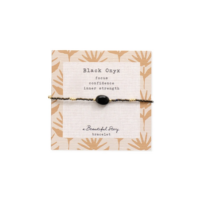 Armband Schwarzer Onyx