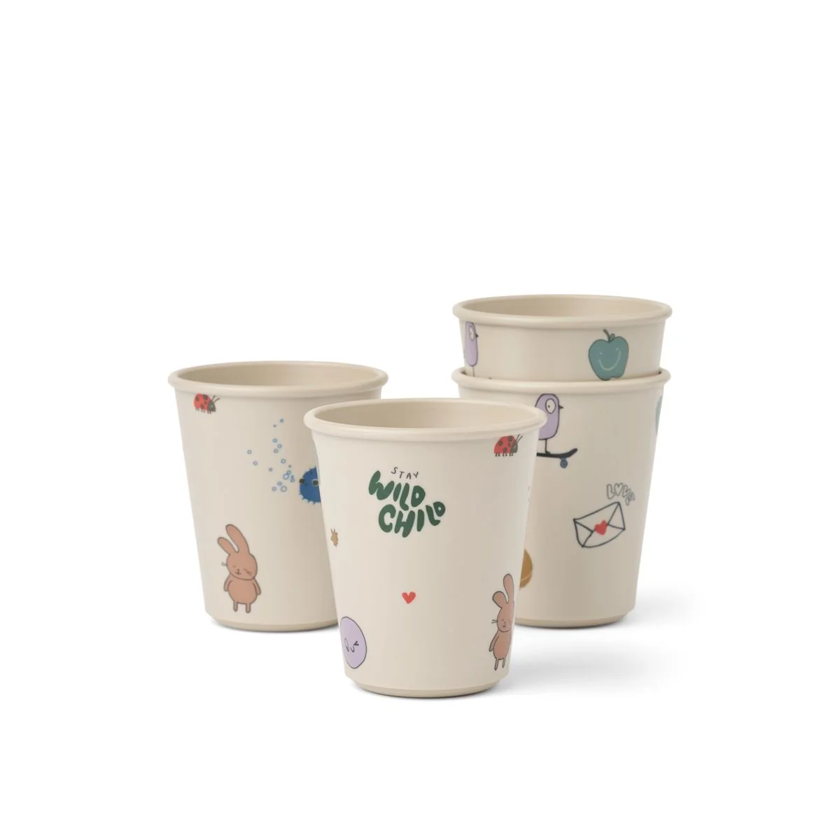 Lana Cup 4-Pack Tamtam/Sandy