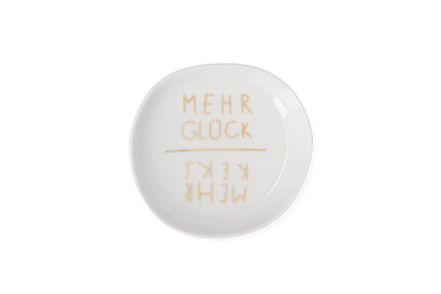 Räder Design Weihnachtsschälchen "Mehr Keks, mehr Glück"
