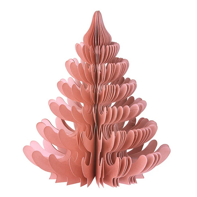 Bungalow Honeycomb Weihnachtsbaum, Dusty, 22cm