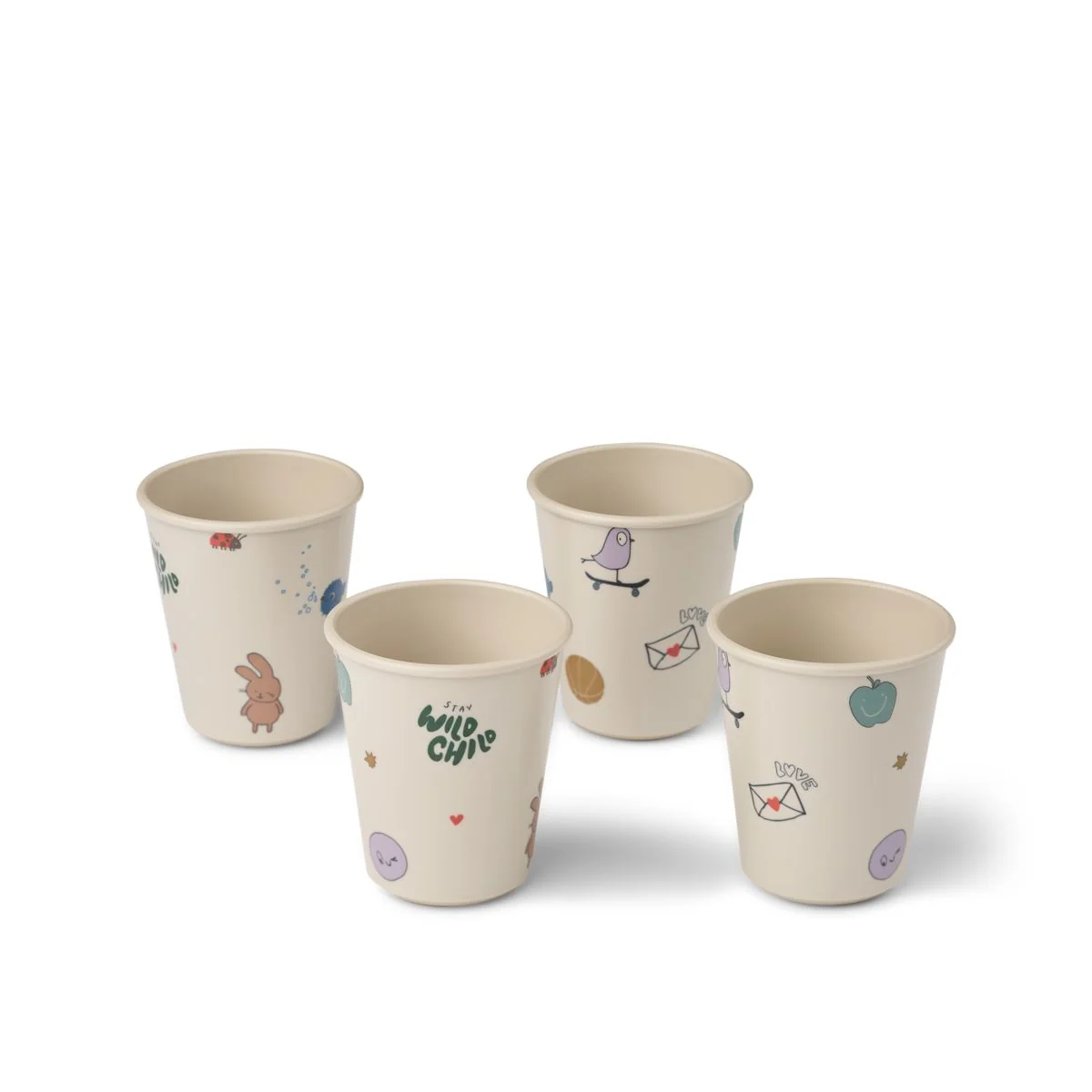 Lana Cup 4-Pack Tamtam/Sandy