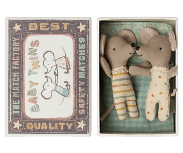 Maileg Zwillingsmäuse (Twins in Box) – Bild 2