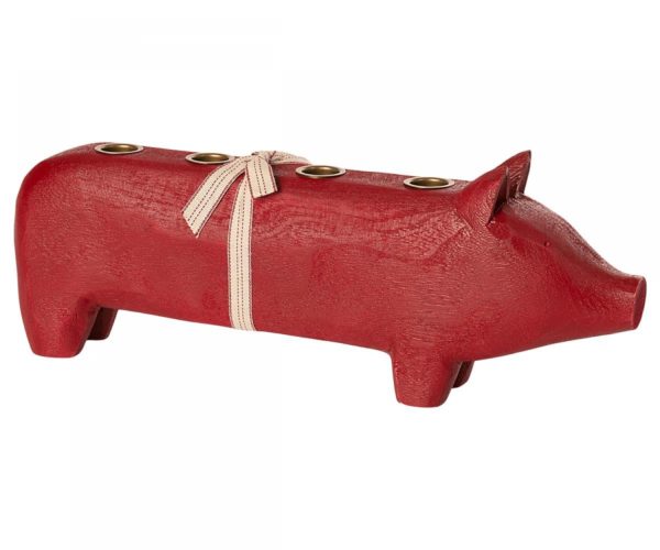 Maileg Holzschwein Rot Tausendschoen