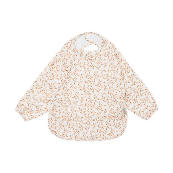 Sleeved Bib Caramel leaves Cam Cam Copenhagen Tausendschoen Kindertraum