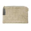 Kosmetiktasche Samt Herzen beige Artebene Tausendschoen