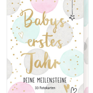 Fotokarten-Box Babys erstes Jahr - Deine Meilensteine