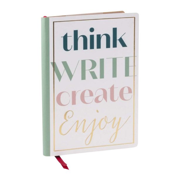 Schreibbuch A5 Think Write Create Enjoy