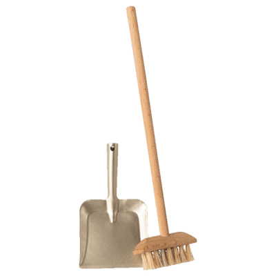 Maileg Miniatur Besen und Schaufel Set
