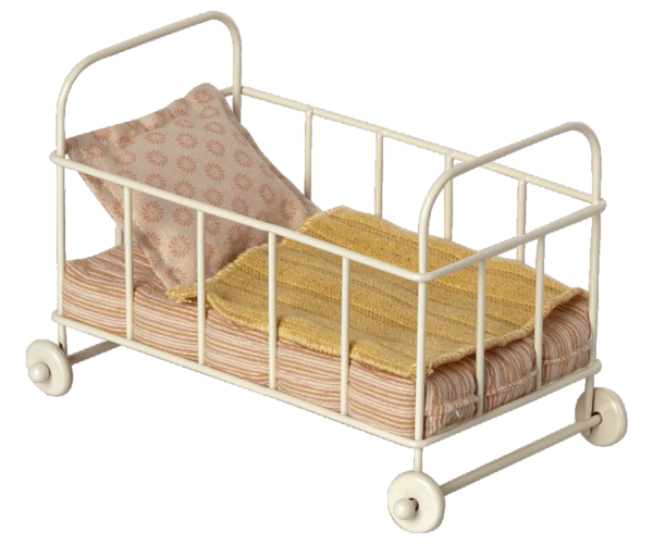 Maileg Cot Bed Micro Rose