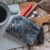 Artebene Münztasche Samt mit Muster – Bild 3