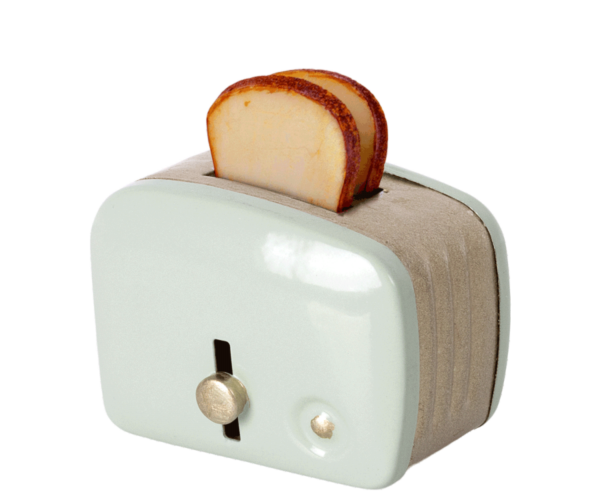 Maileg Miniatur Toaster mit Brot "Mint"