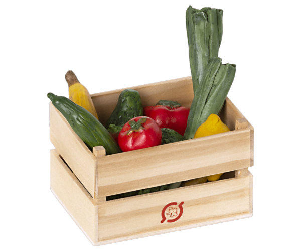 Maileg Miniature "Veggies and Fruits" Lebensmittelkiste – Bild 2