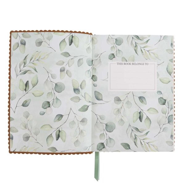 Notizbuch DIN A5 Greenery Ledercover – Bild 2