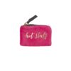 Münztasche Samt "Hot Stuff" Rosé