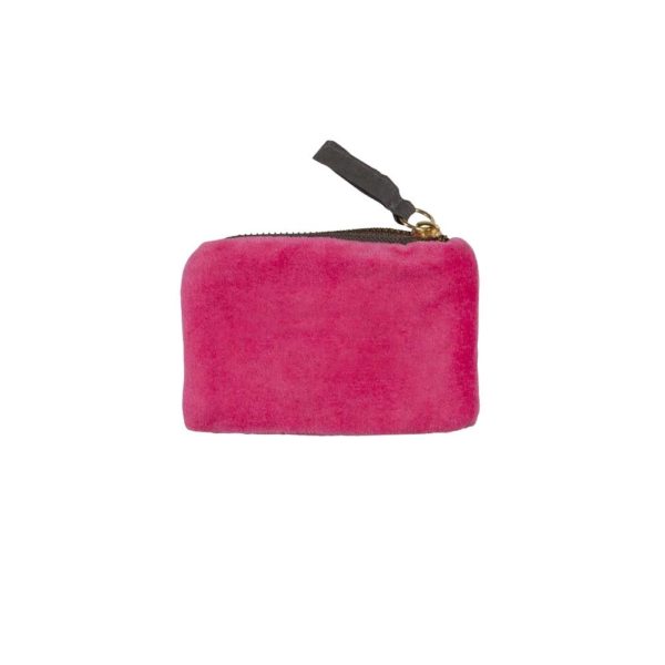 Münztasche Samt "Hot Stuff" Rosé – Bild 2