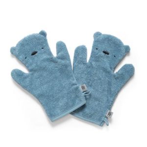 Sebra Frottee-Badehandschuh-Set