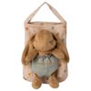 Hase Bob mit Tasche taubenblau