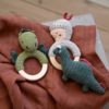 Rassel auf Holzring Drache – Bild 2