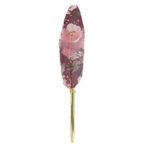 Schreibfeder mit Orchidee