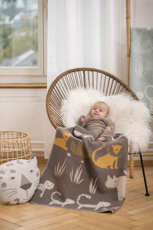 David Fussenegger Babydecke Dschungel braun – Bild 2