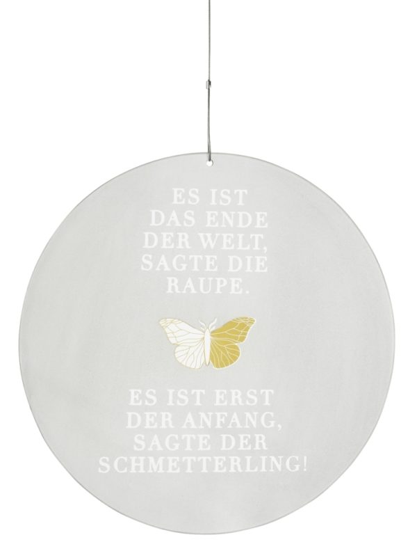Räder Glaspoesie Schmetterling