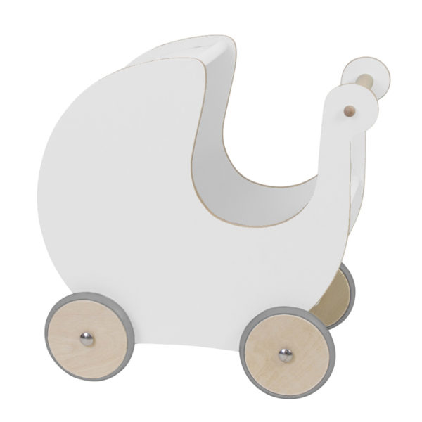 Sebra Puppenwagen Holz weiss